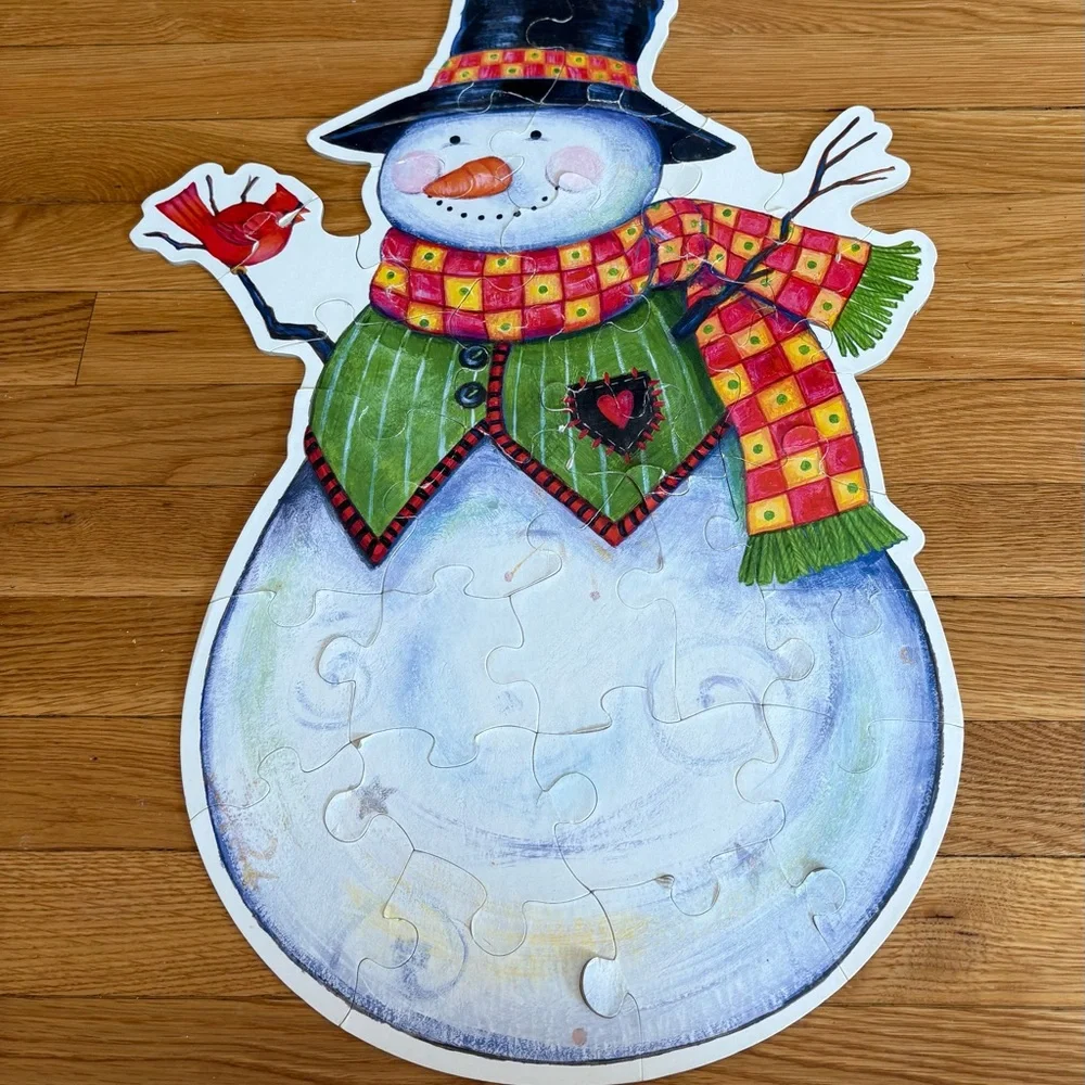 Snowman Floor Puzzle - 30 Oversized Pieces